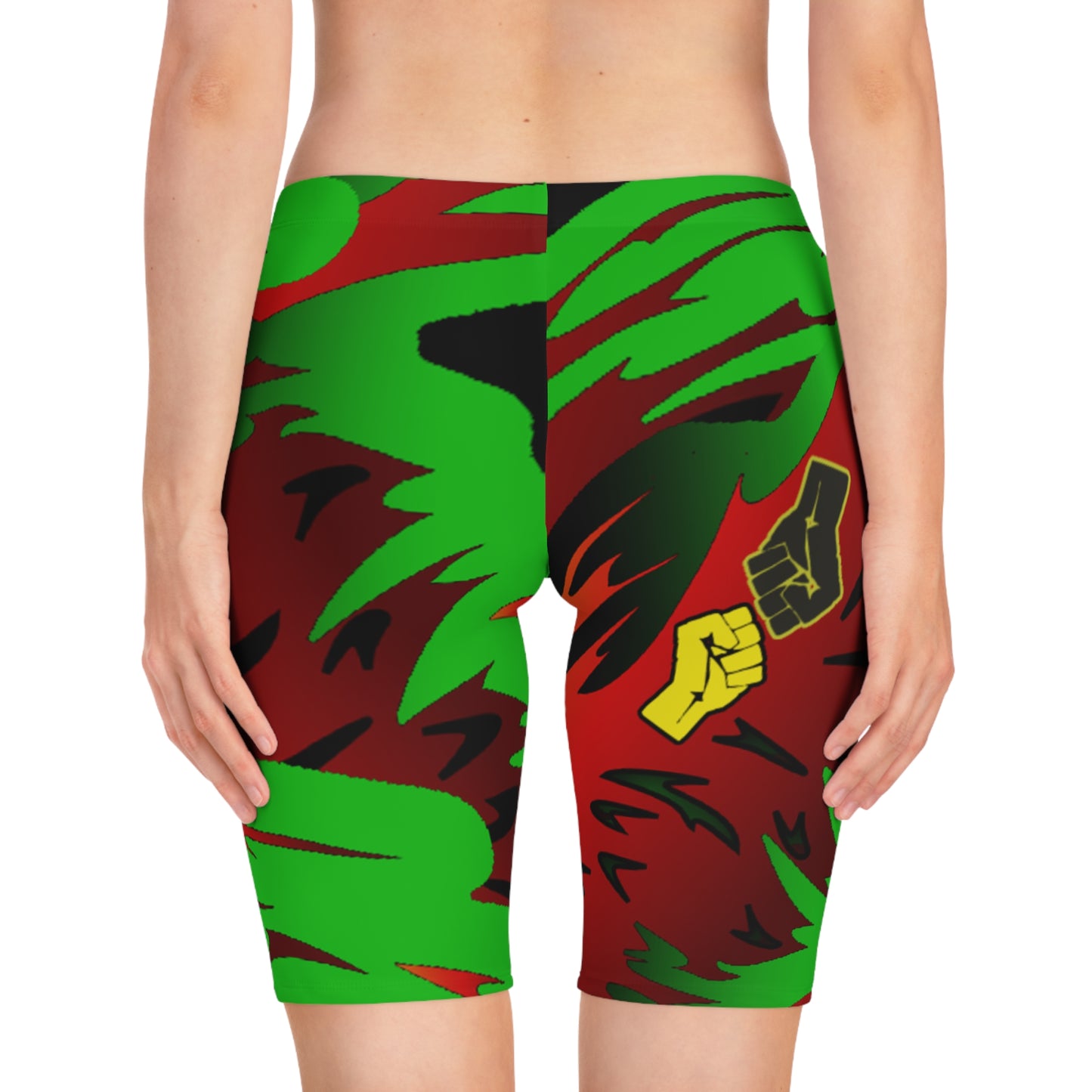 Afro Fire Bird Women's Bike Shorts (AOP)