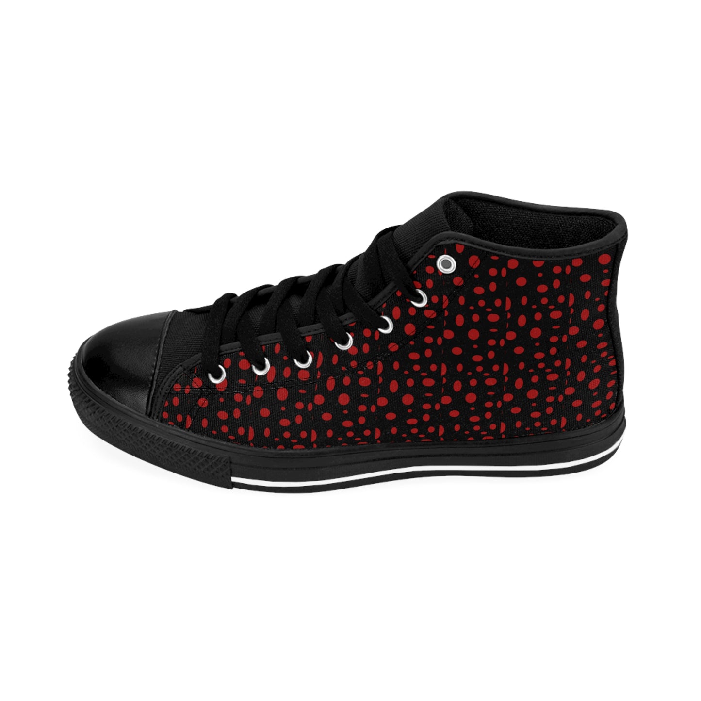 Small Black Ladybug Women's Classic Sneakers