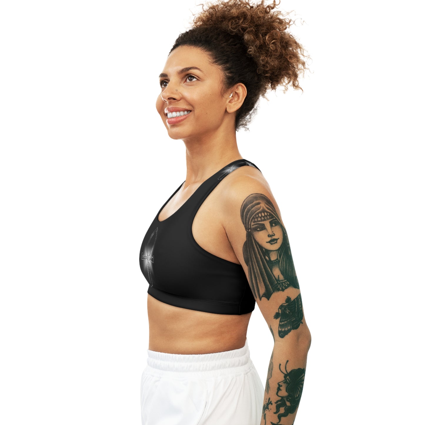 Glass Ankh Seamless Sports Bra (AOP)