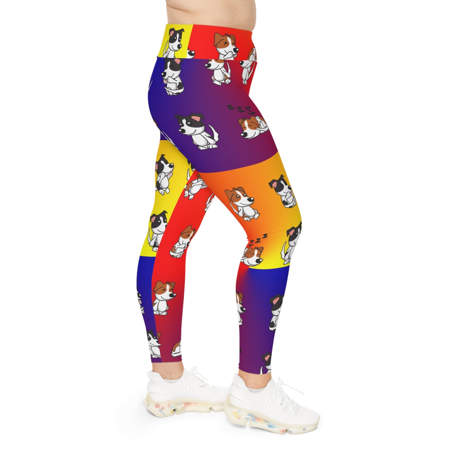 RAINBOW DOGS Plus Size Leggings