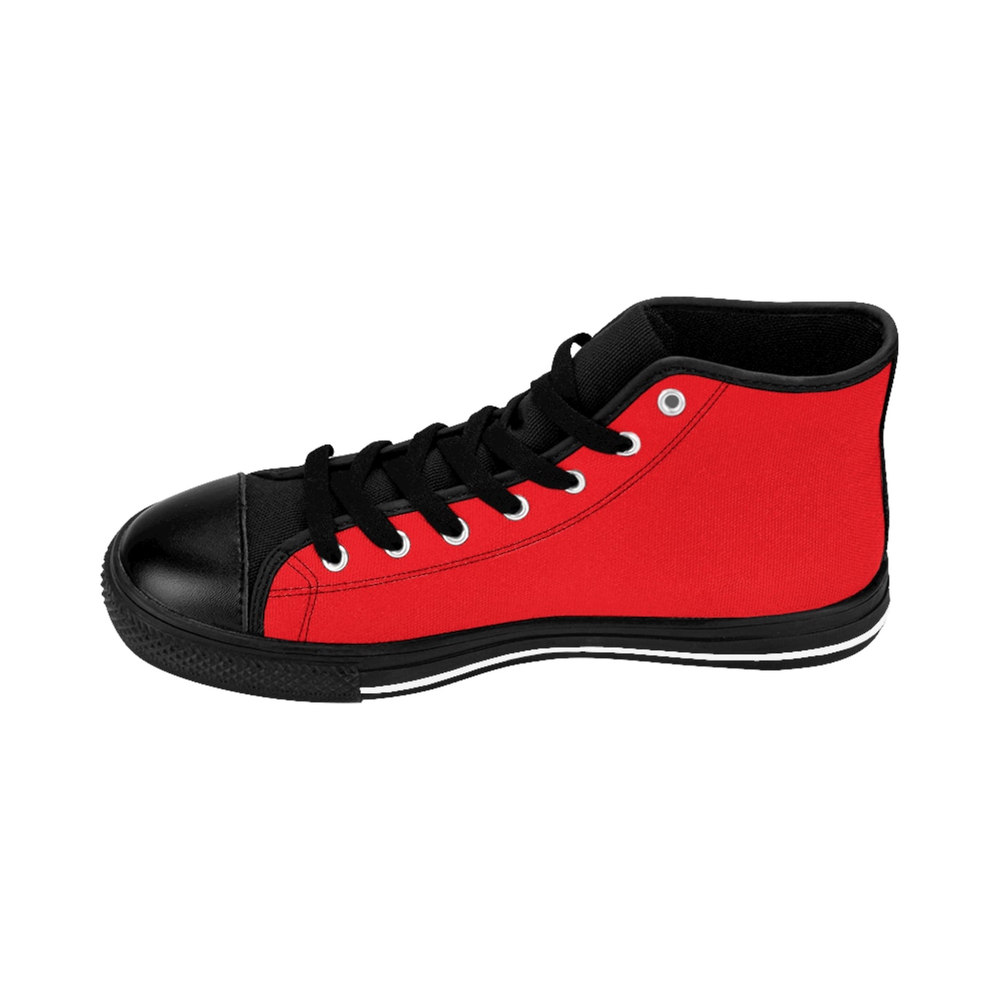 Golden Dragon On Red Women's Classic Sneakers