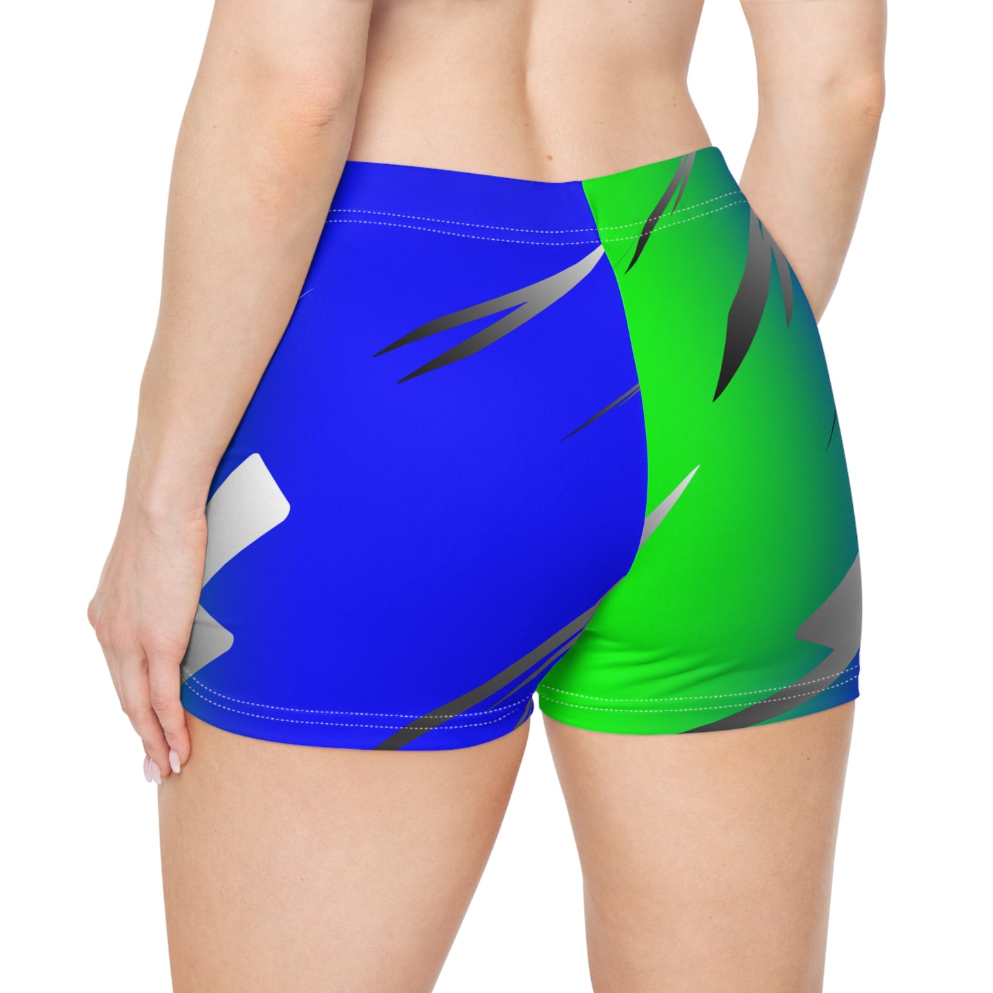 Silver Green Women's Shorts (AOP)