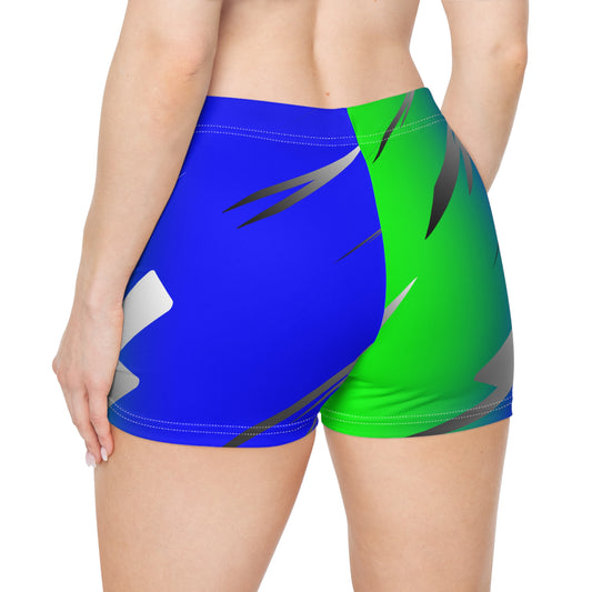 Silver Green Women's Shorts (AOP)