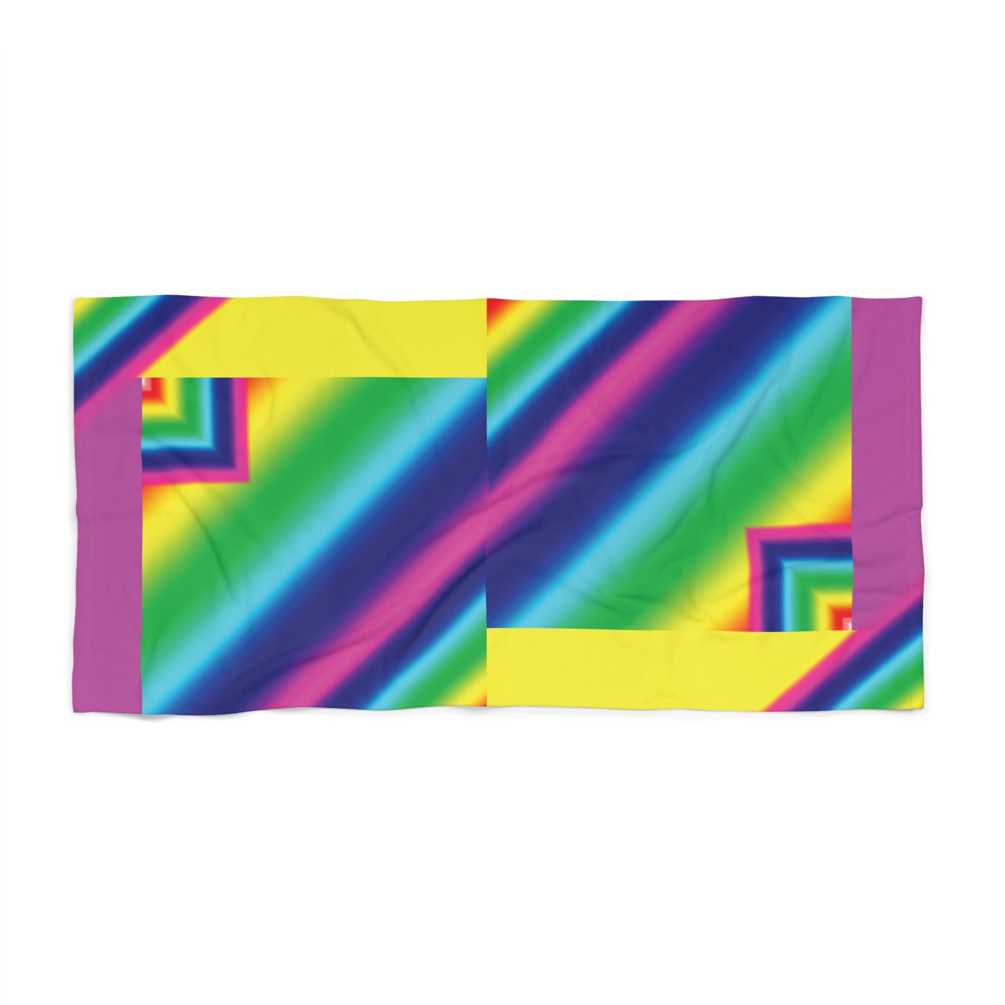 Rainbow Point Beach Towel