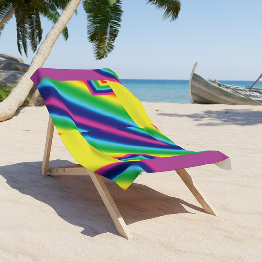 Rainbow Point Beach Towel