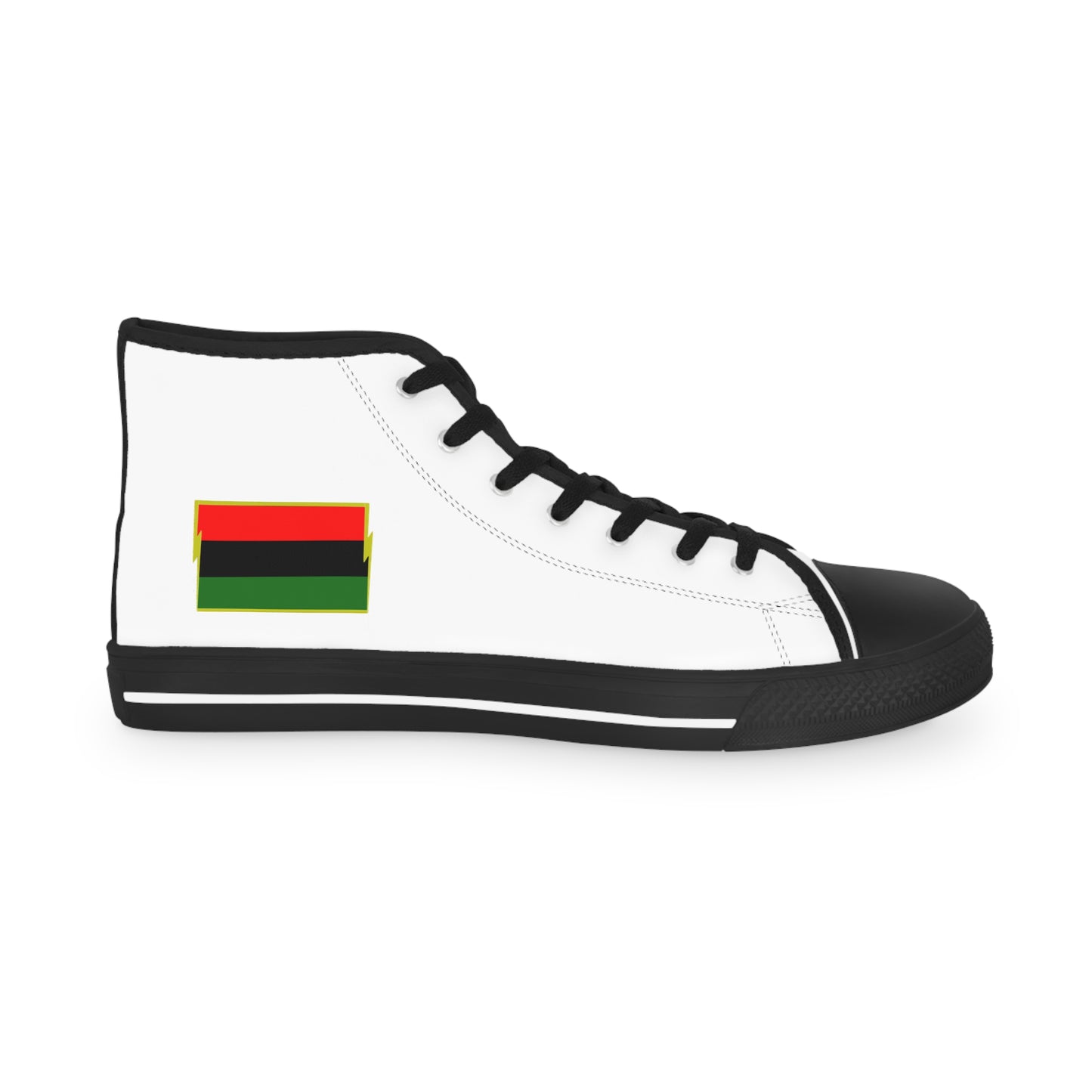 African Diaspora Flag     Men's High Top Sneakers