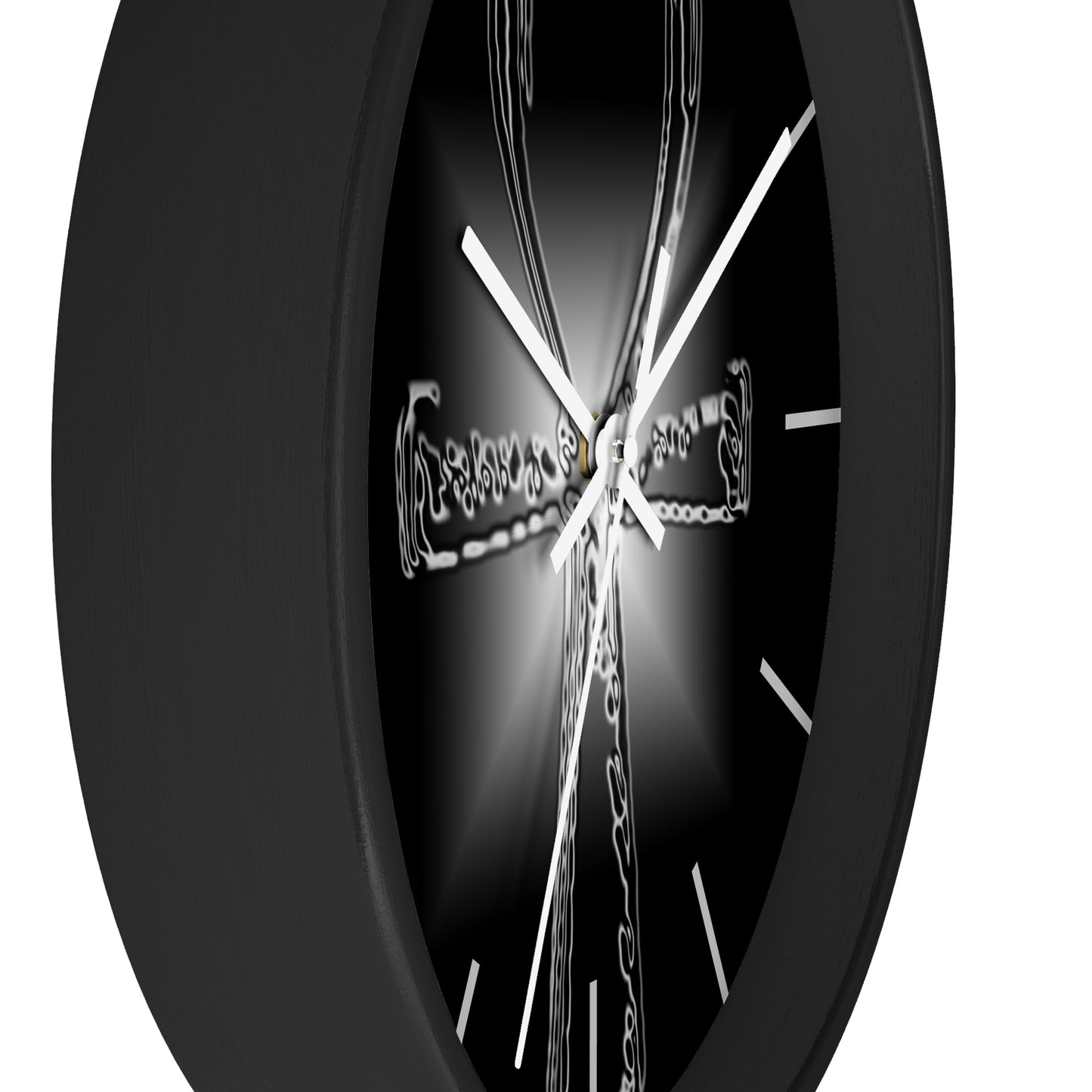 Glass Ankh Wall clock