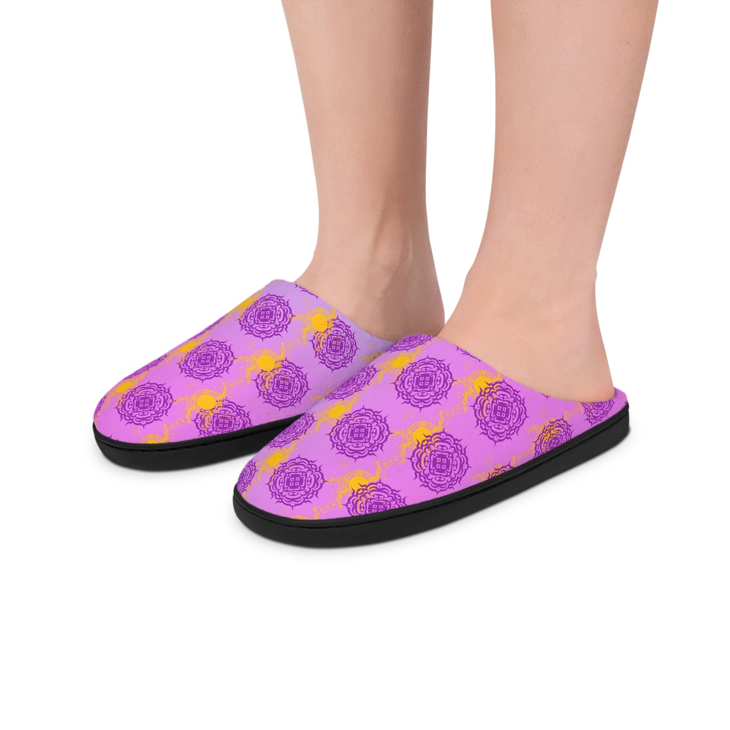 Purple Pedal  Women's Indoor Slippers