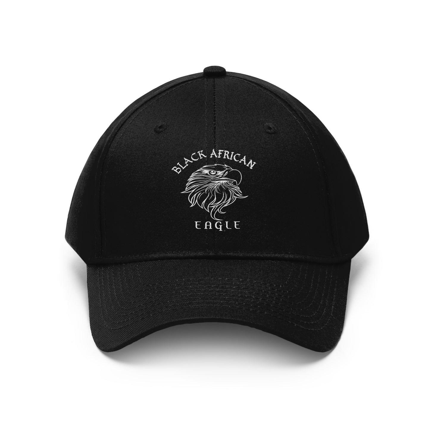 Black African Eagle Unisex Twill Hat