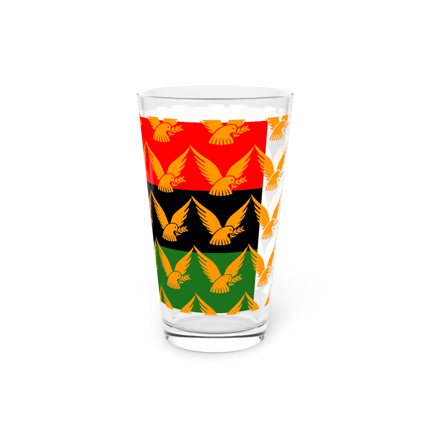 African Knight  Pint Glass, 16oz