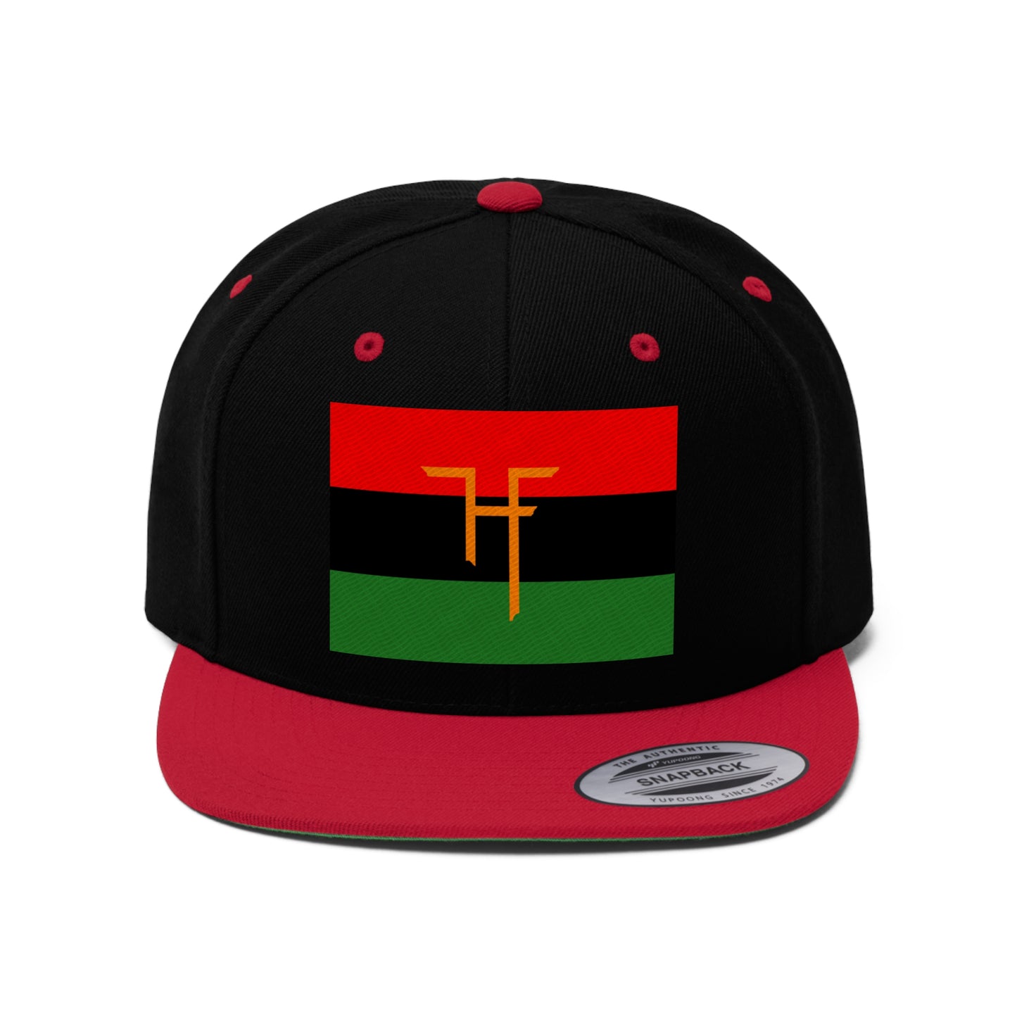 T F H DIASPORA FLAG (EMBROIDERED)  Unisex Flat Bill Hat