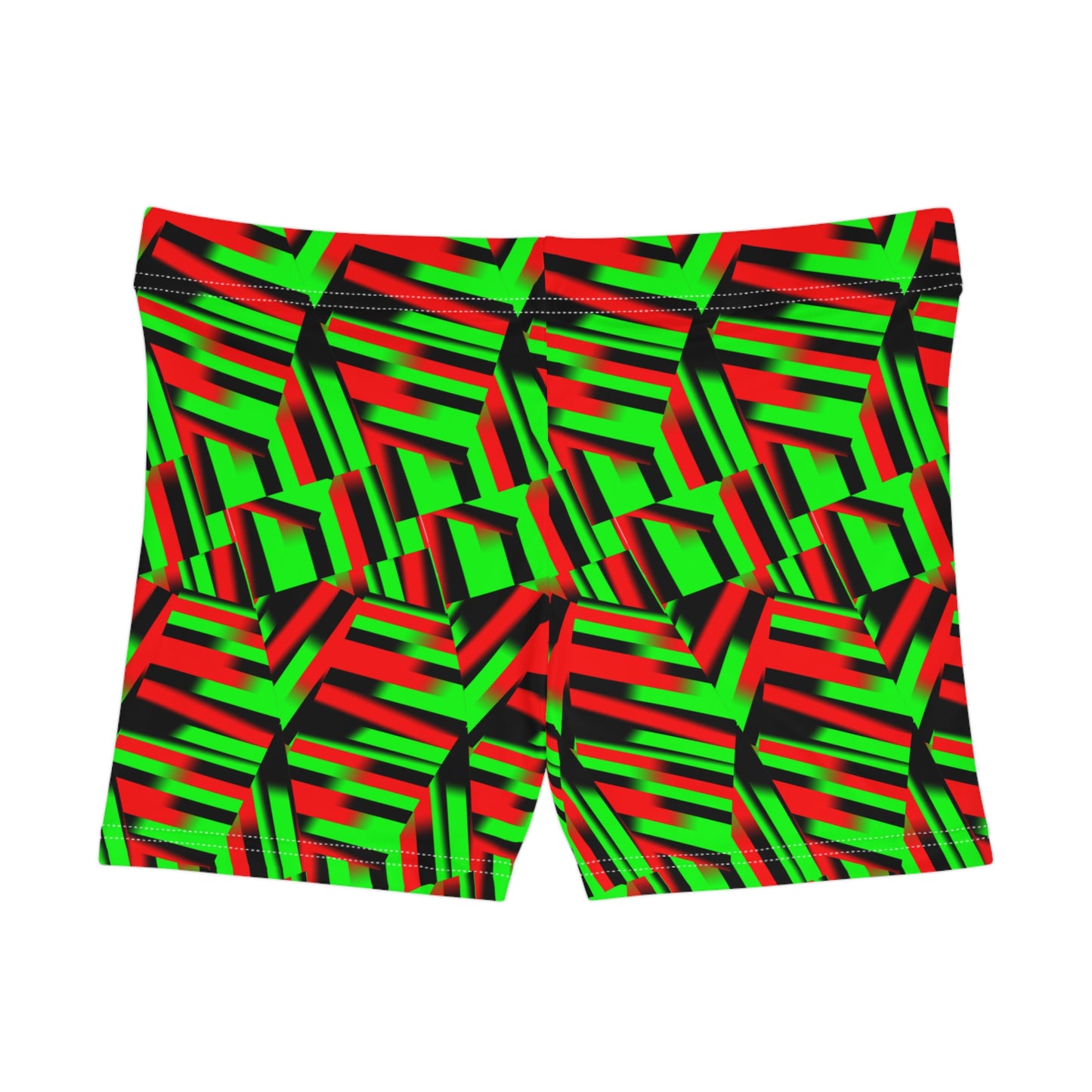 Afro Strips Women's Shorts (AOP)