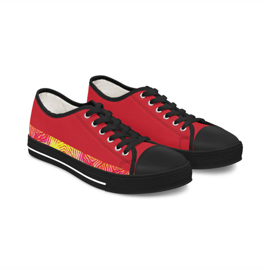 Basic 4 q Fire  Women's Low Top Sneakers