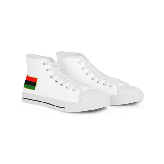 African Diaspora Flag     Men's High Top Sneakers