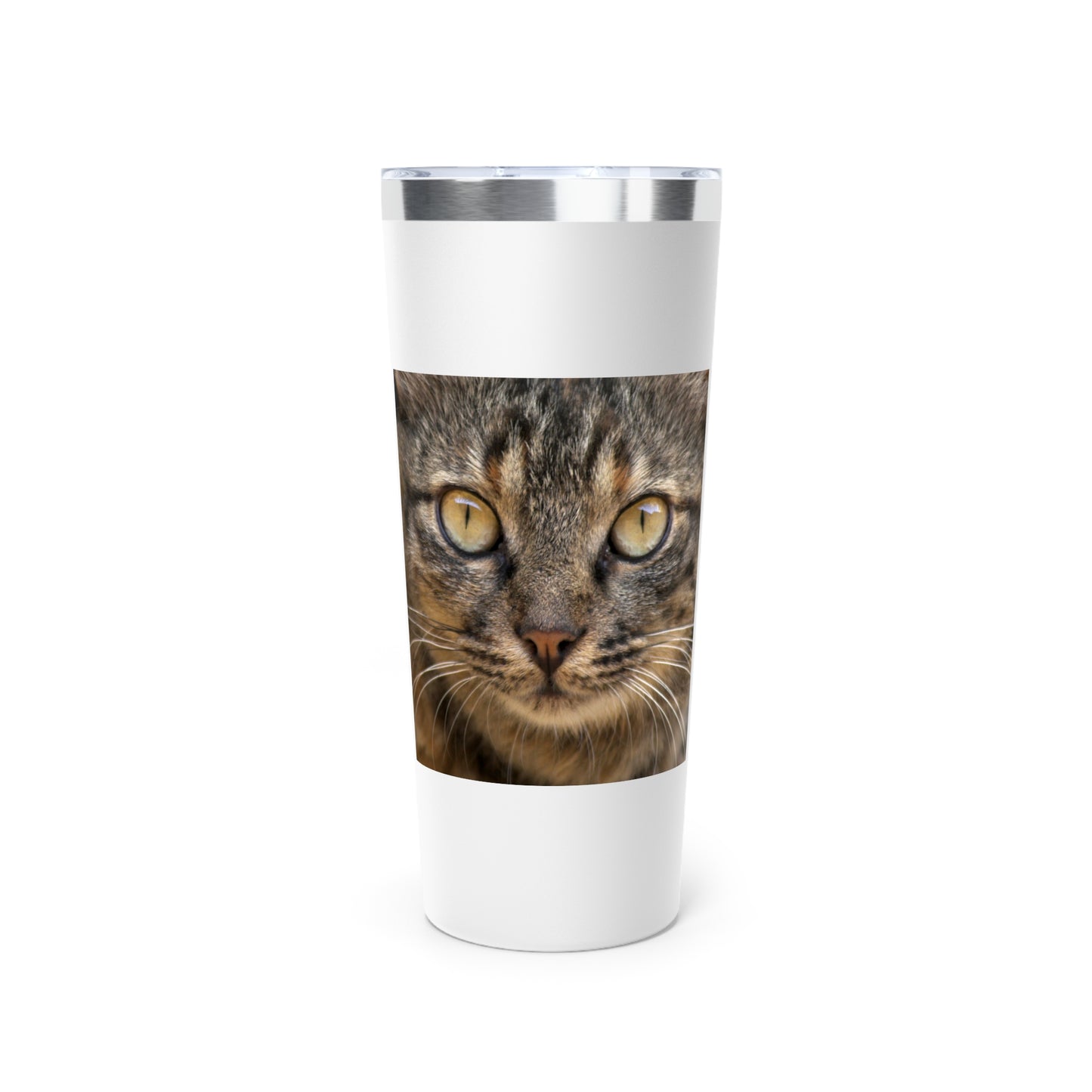 Cat Face  Copper Vacuum Insulated Tumbler, 22oz