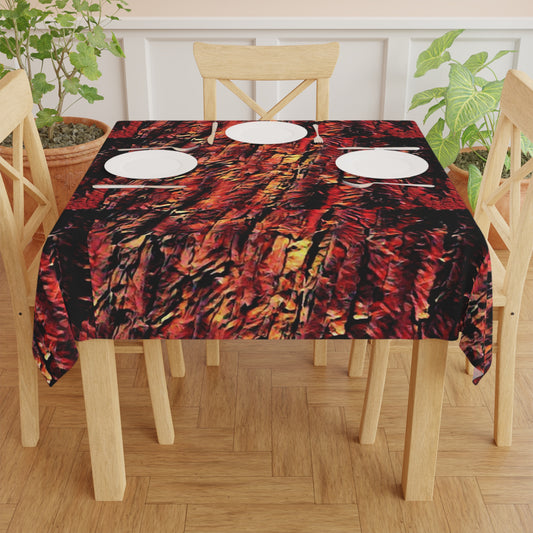 Red Wood  Tablecloth