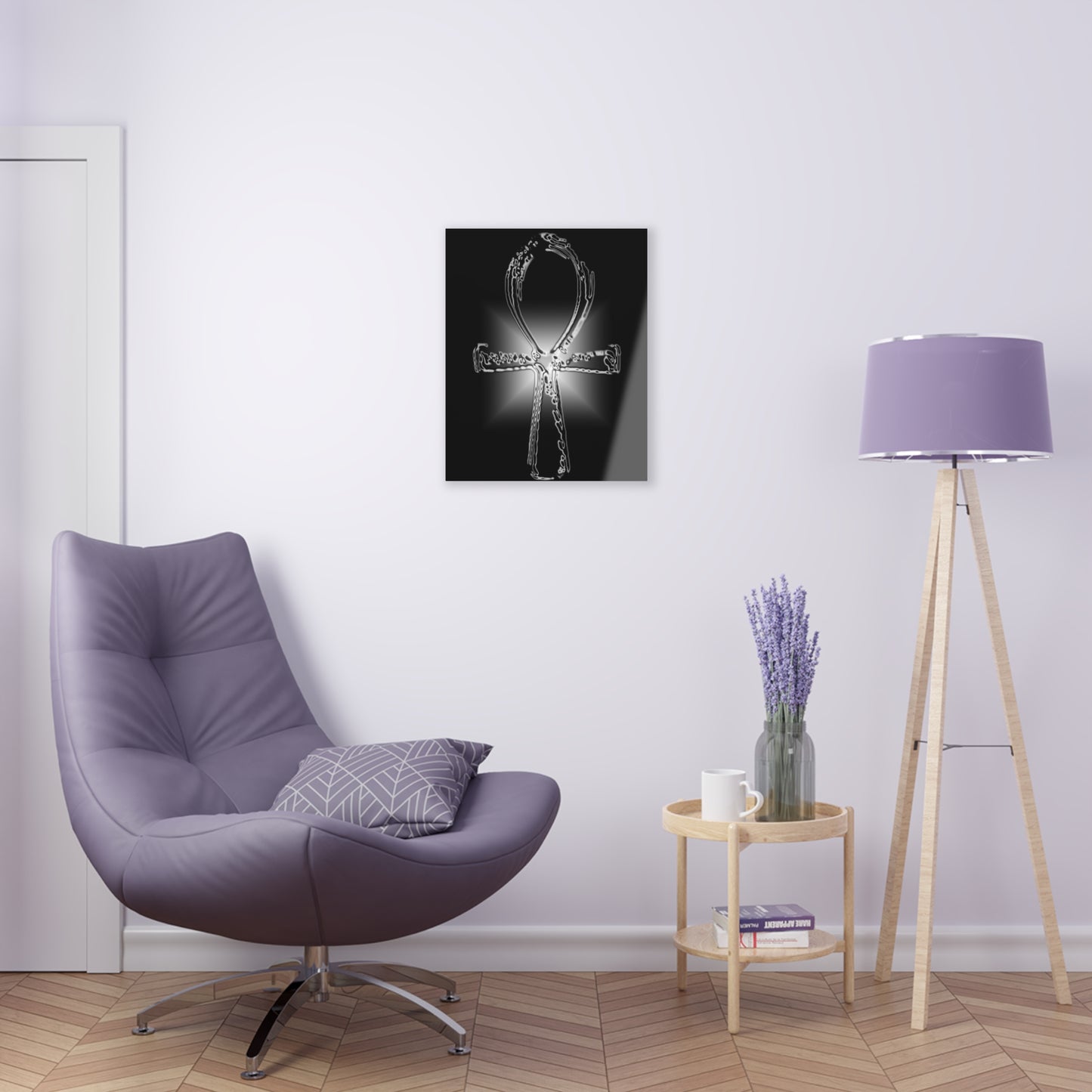 Glass Ankh Acrylic Prints