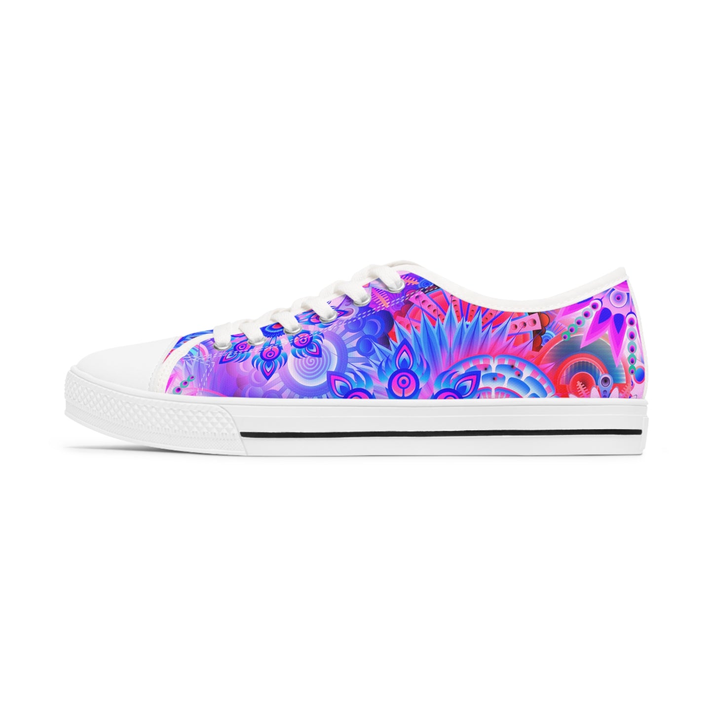 Mandalas-Pink 2 Women's Low Top Sneakers