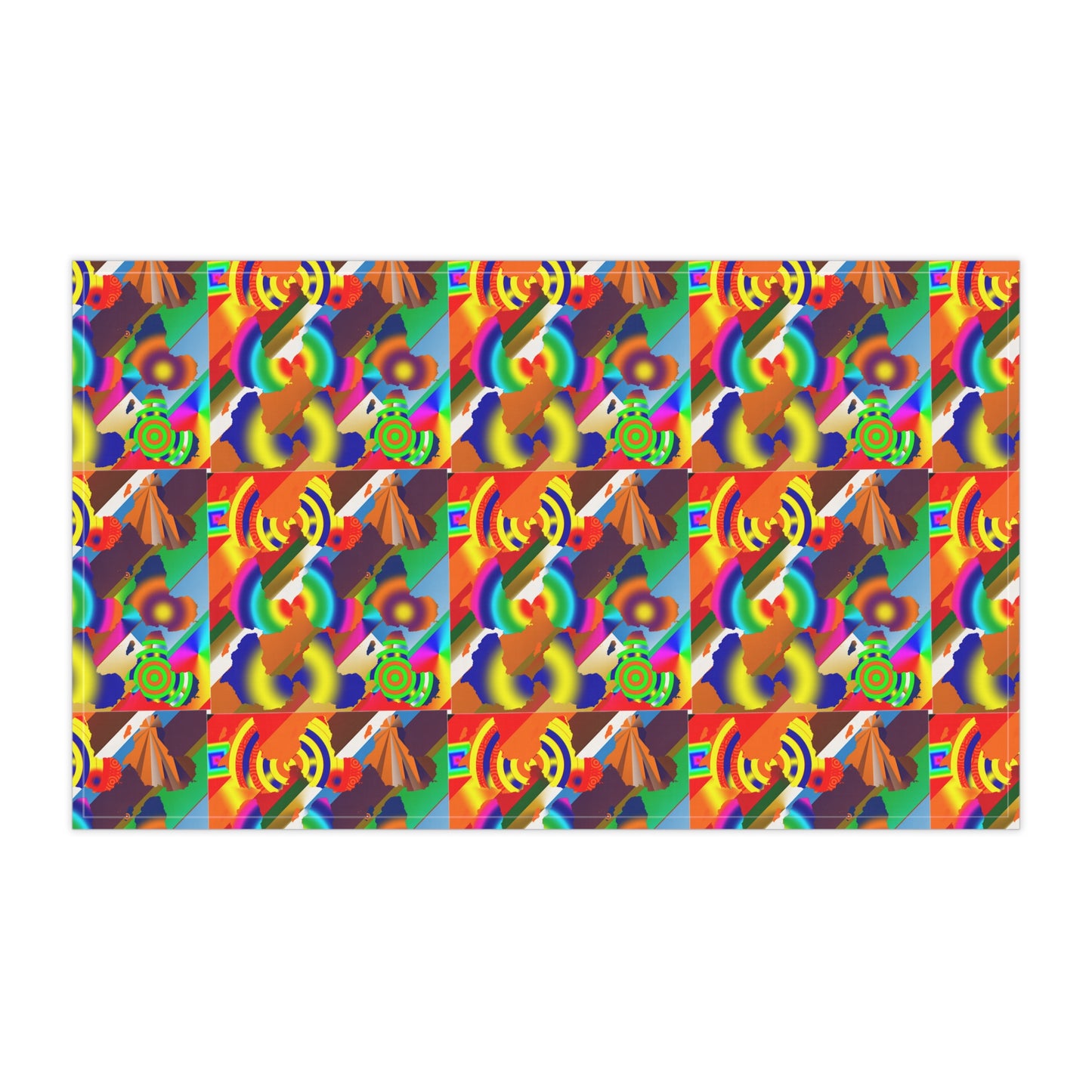 9 Africa's Collage  Kitchen Towel