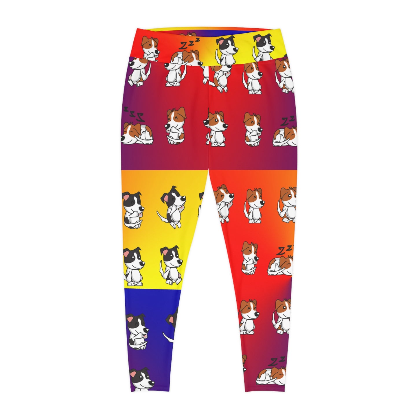 RAINBOW DOGS Plus Size Leggings