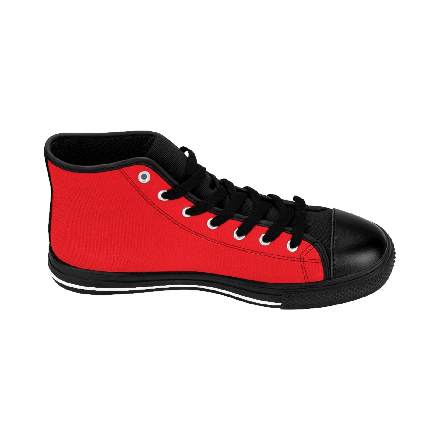 Golden Dragon On Red Women's Classic Sneakers