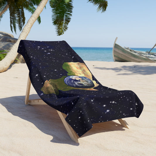 Earth In Africa Beach Towel