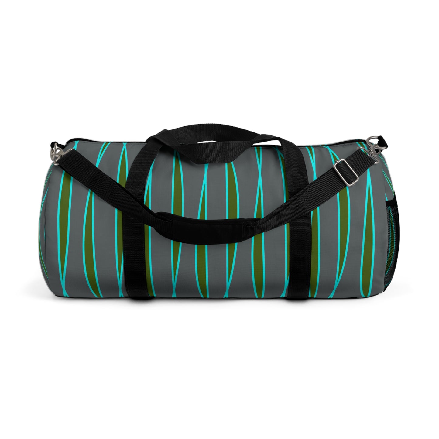 Light Ribbons (Gray) Duffel Bag