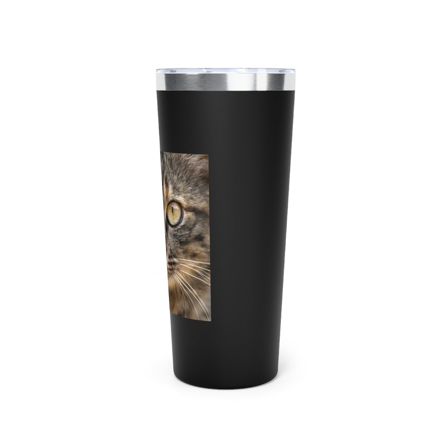 Cat Face  Copper Vacuum Insulated Tumbler, 22oz