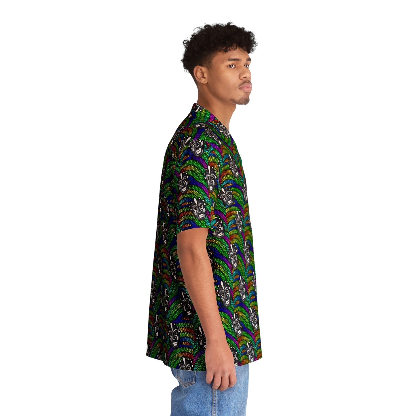 Mask Of Truth Men's Hawaiian Shirt