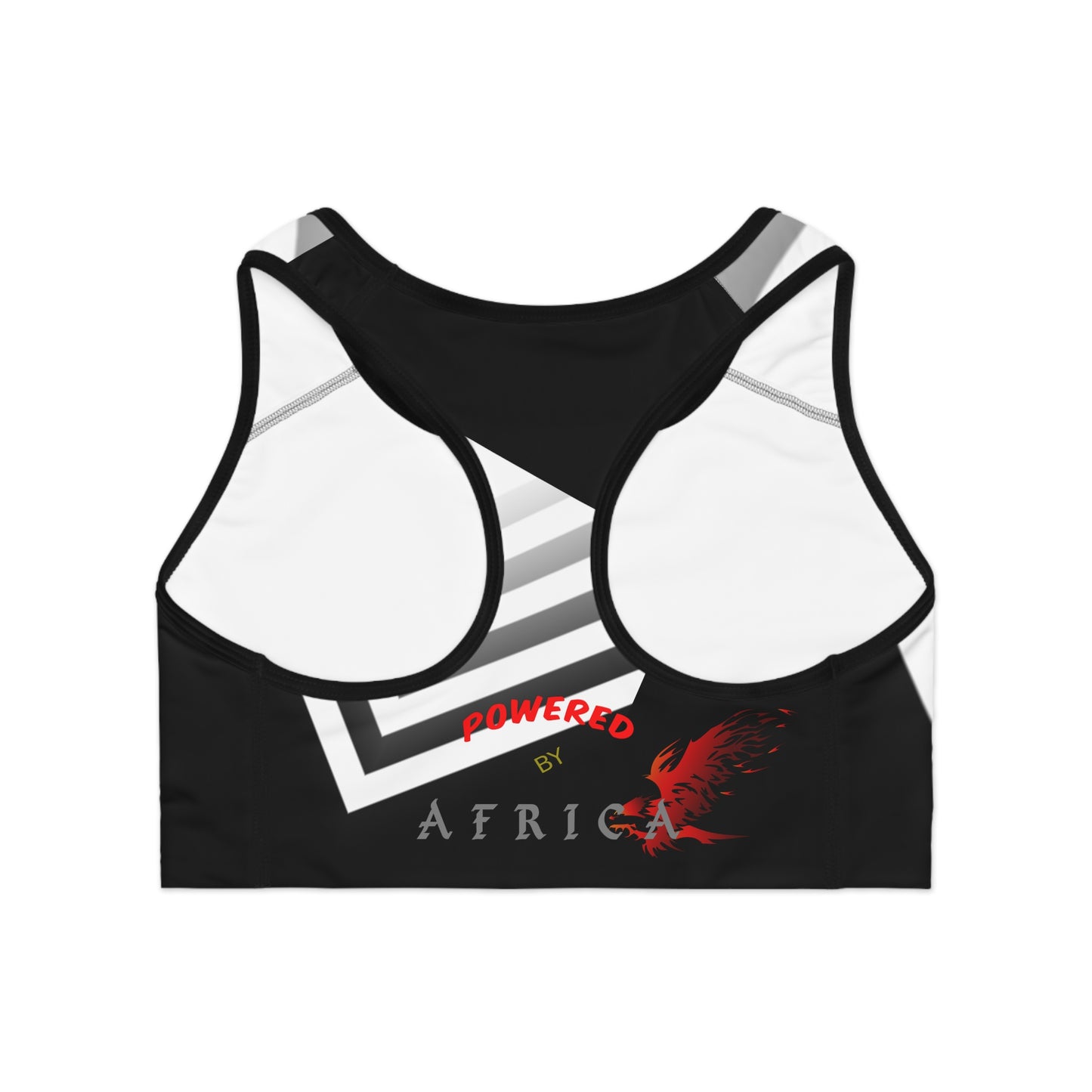 Powered By Africa Sports Bra (AOP)