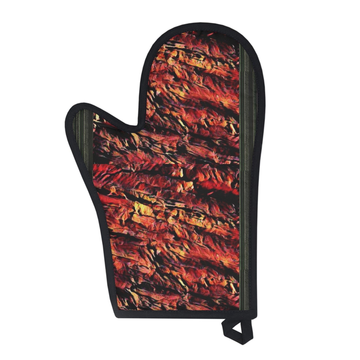 Red Wood Oven Glove