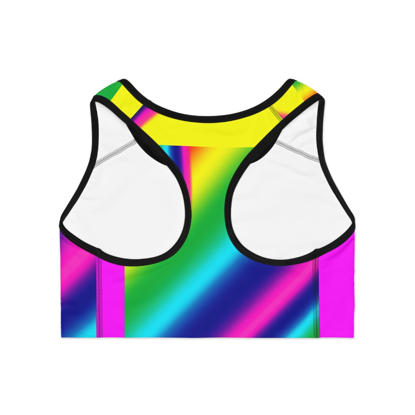 Rainbow Point  Sports Bra (AOP)