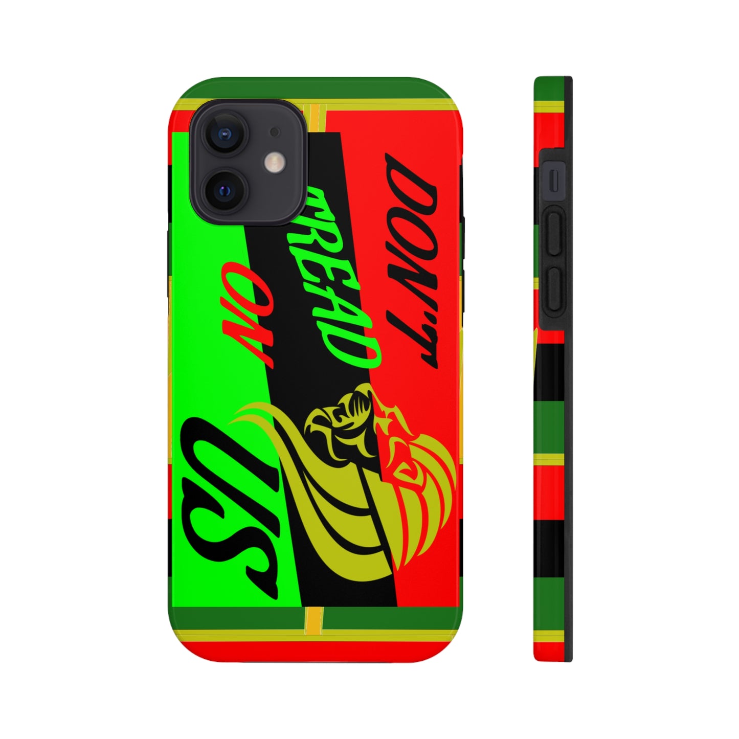 "Don't Tread On Us" African Diaspora Flag Tough Phone Cases, Case-Mate