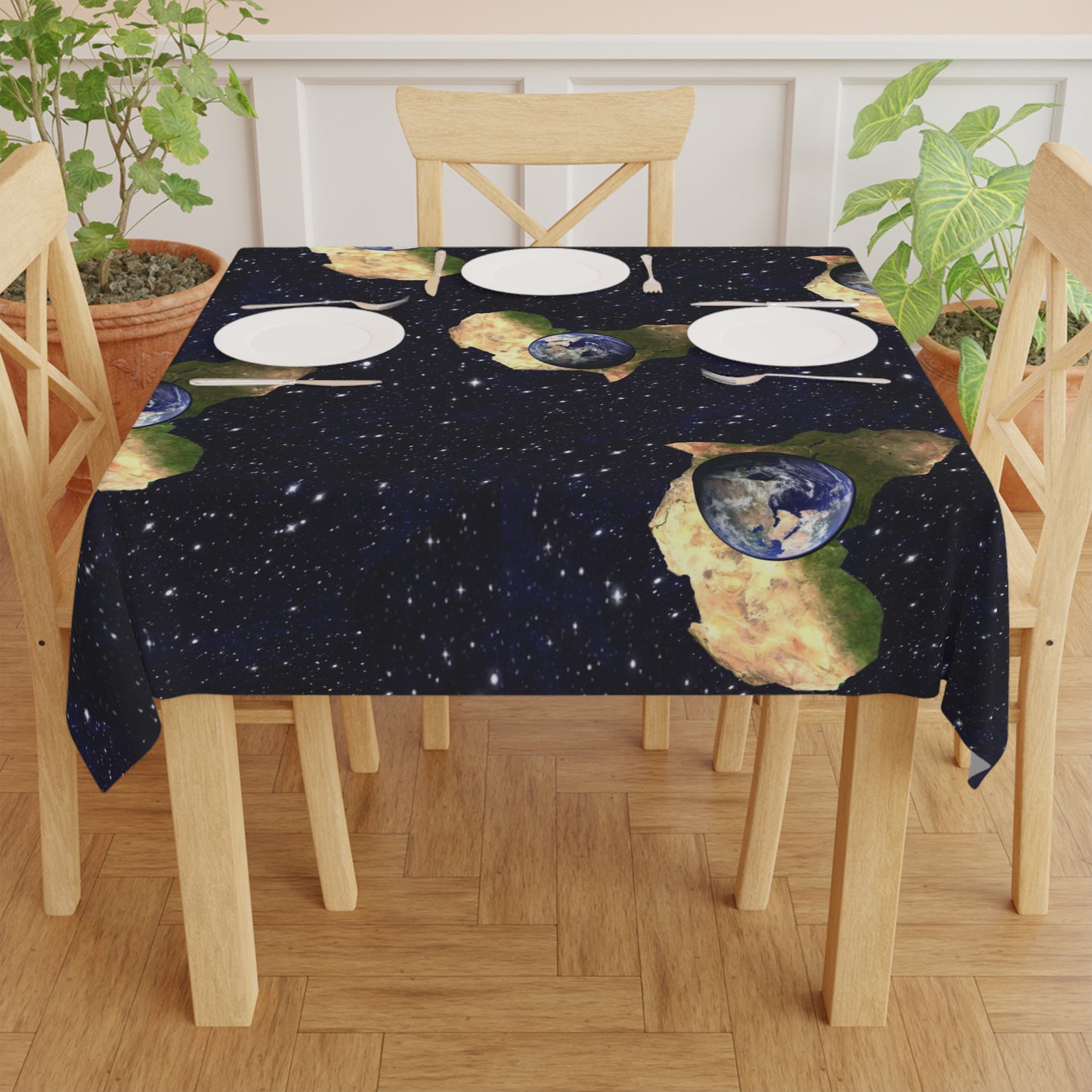 Earth In Africa Tablecloth