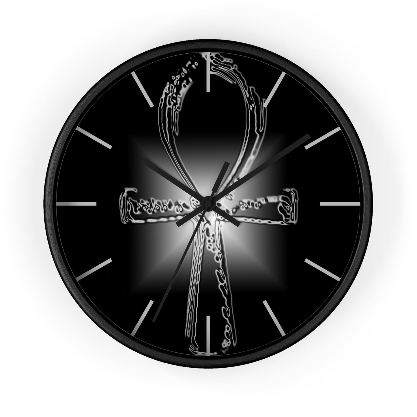 Glass Ankh Wall clock