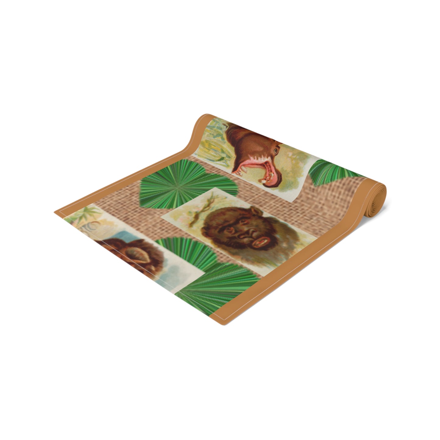 Heart Grass Animals Table Runner (Cotton, Poly)