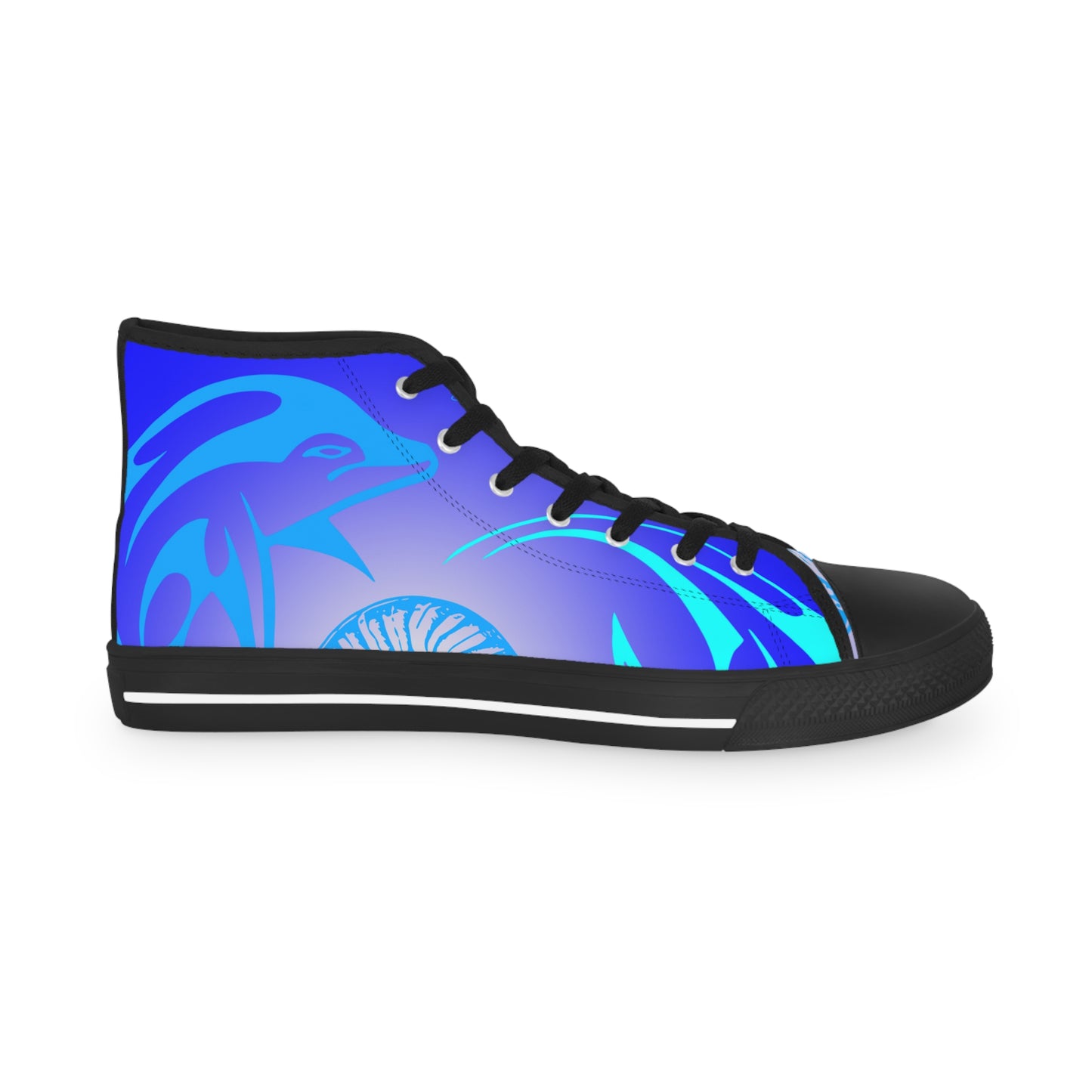 Blue Fish 2 Fish    Men's High Top Sneakers