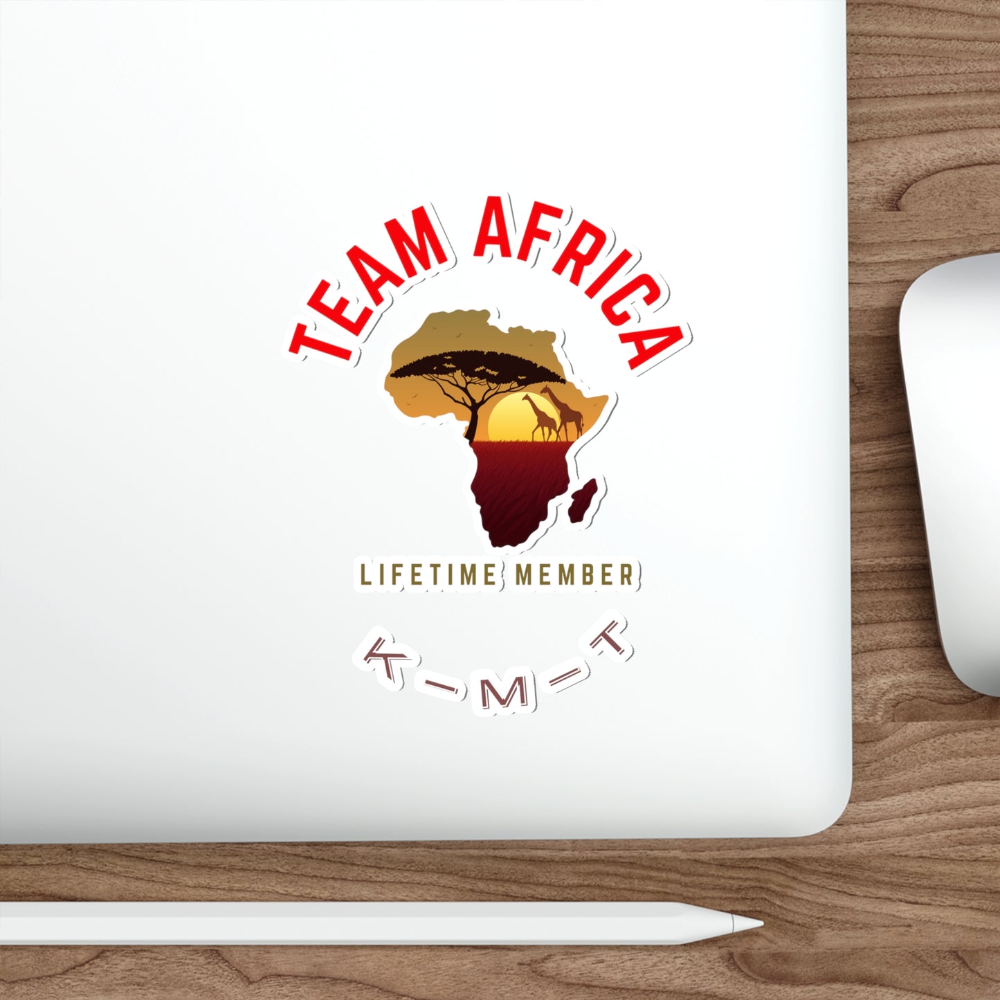 Team Africa Die-Cut Stickers