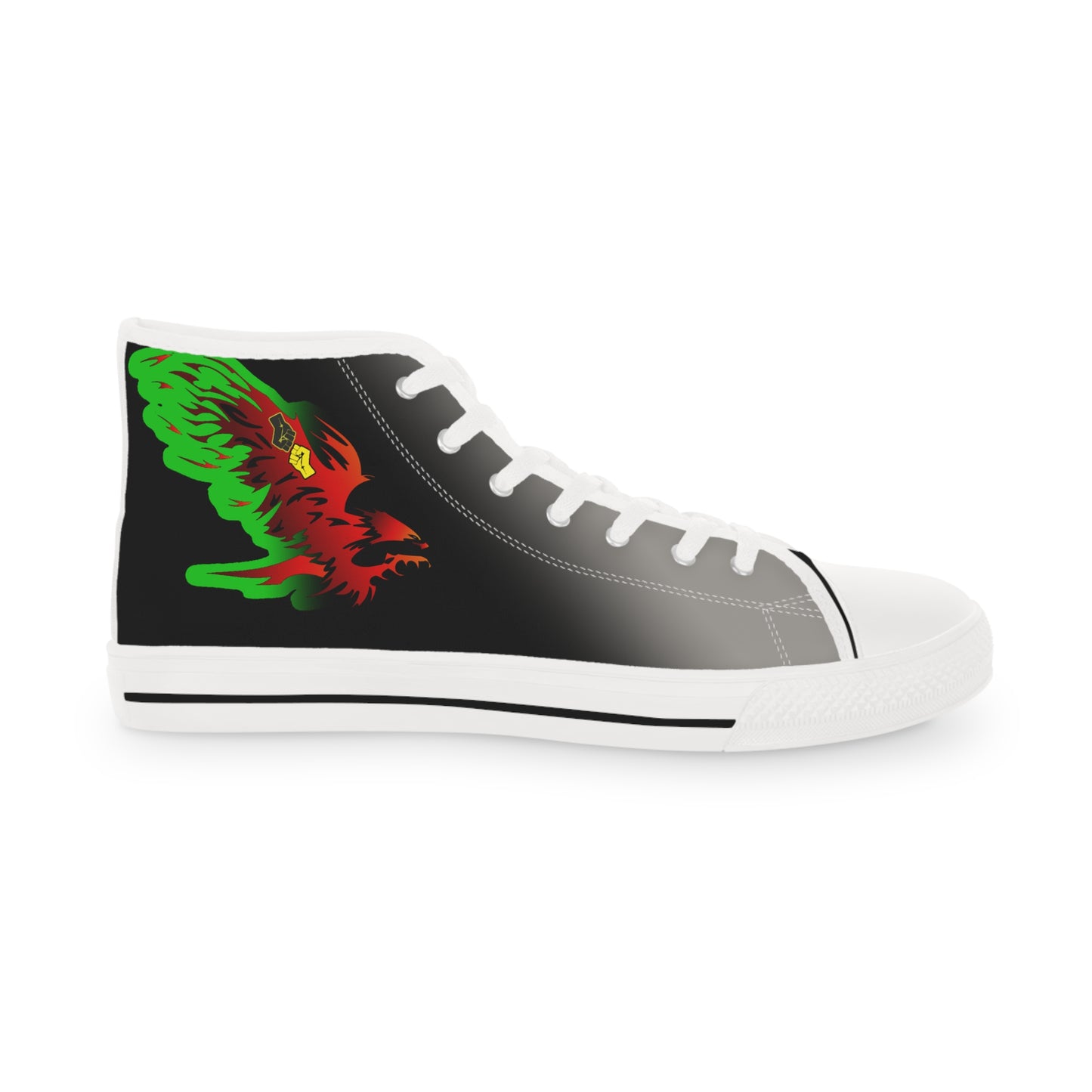 Afro Fire Bird  Men's High Top Sneakers