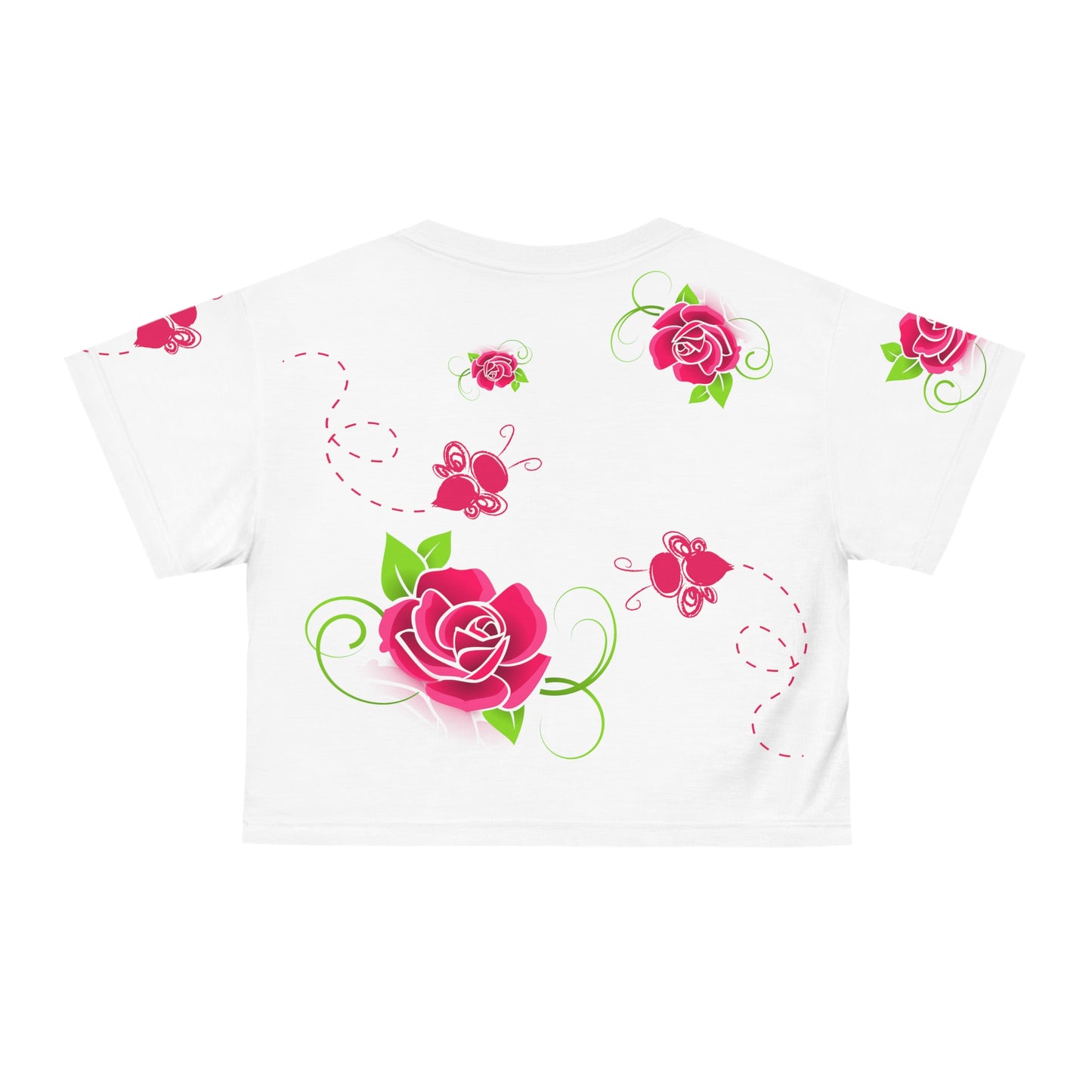 Bee & Flower Crop Tee