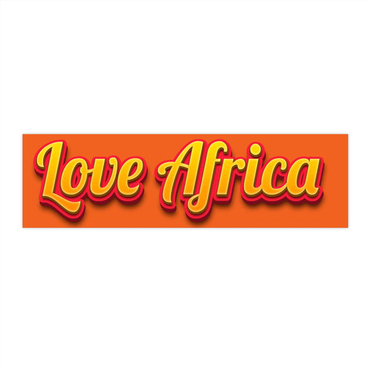 Love Africa Bumper Stickers