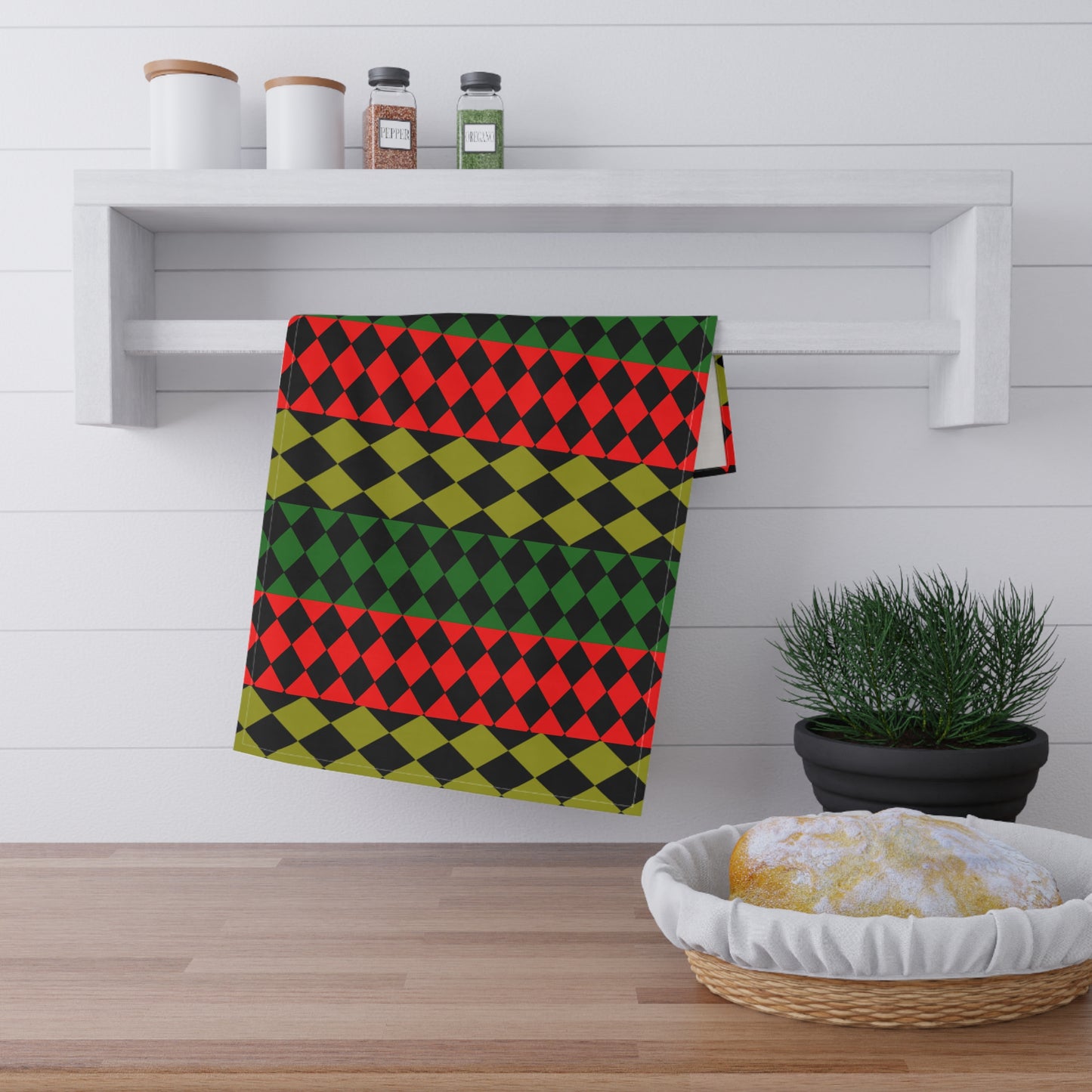 Pan African FlagKitchen Towel