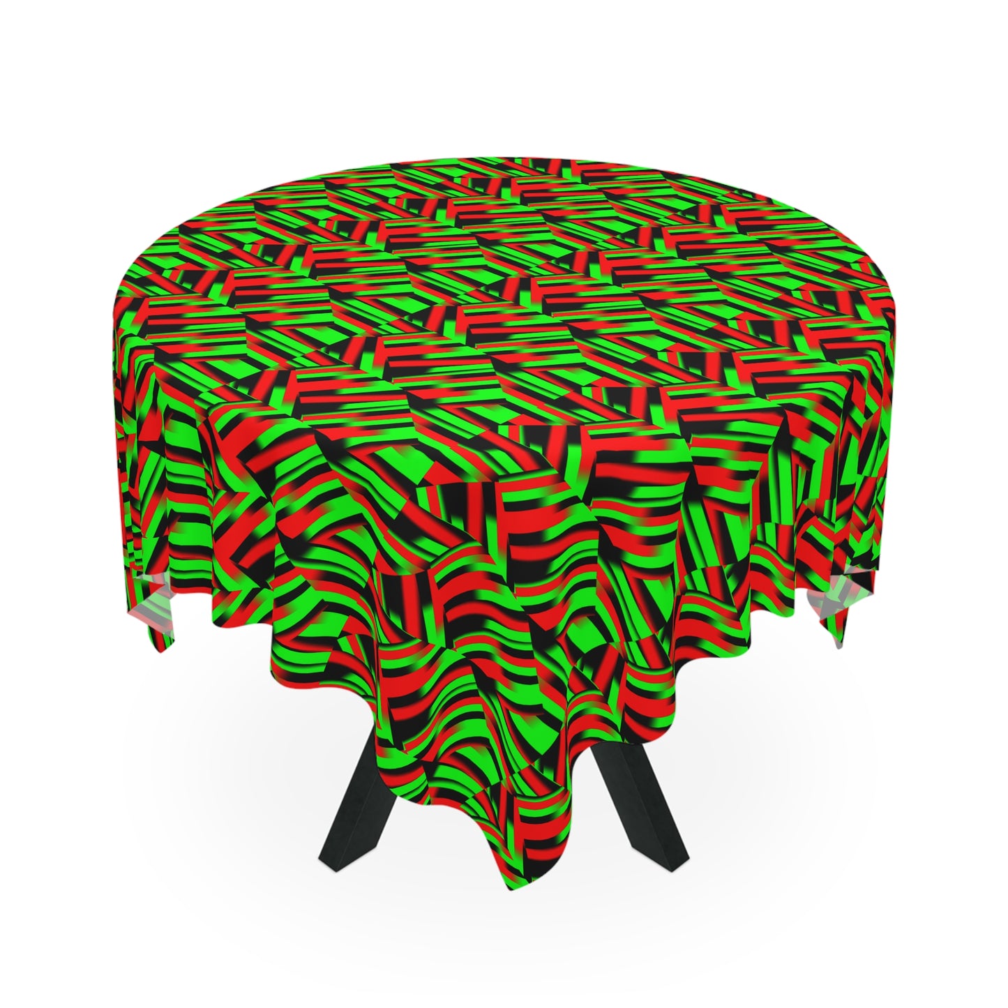 Afro Strips Tablecloth