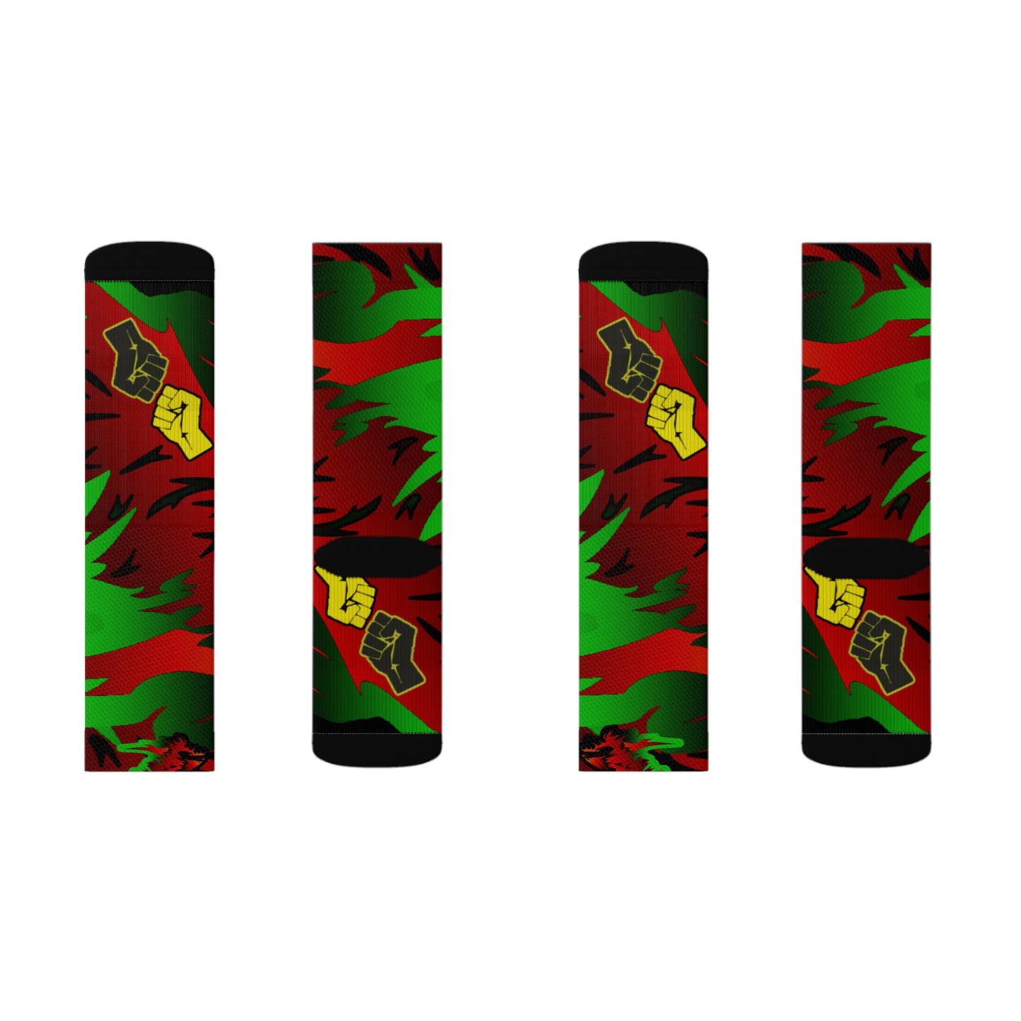 Afro Fire Bird     Sublimation Socks