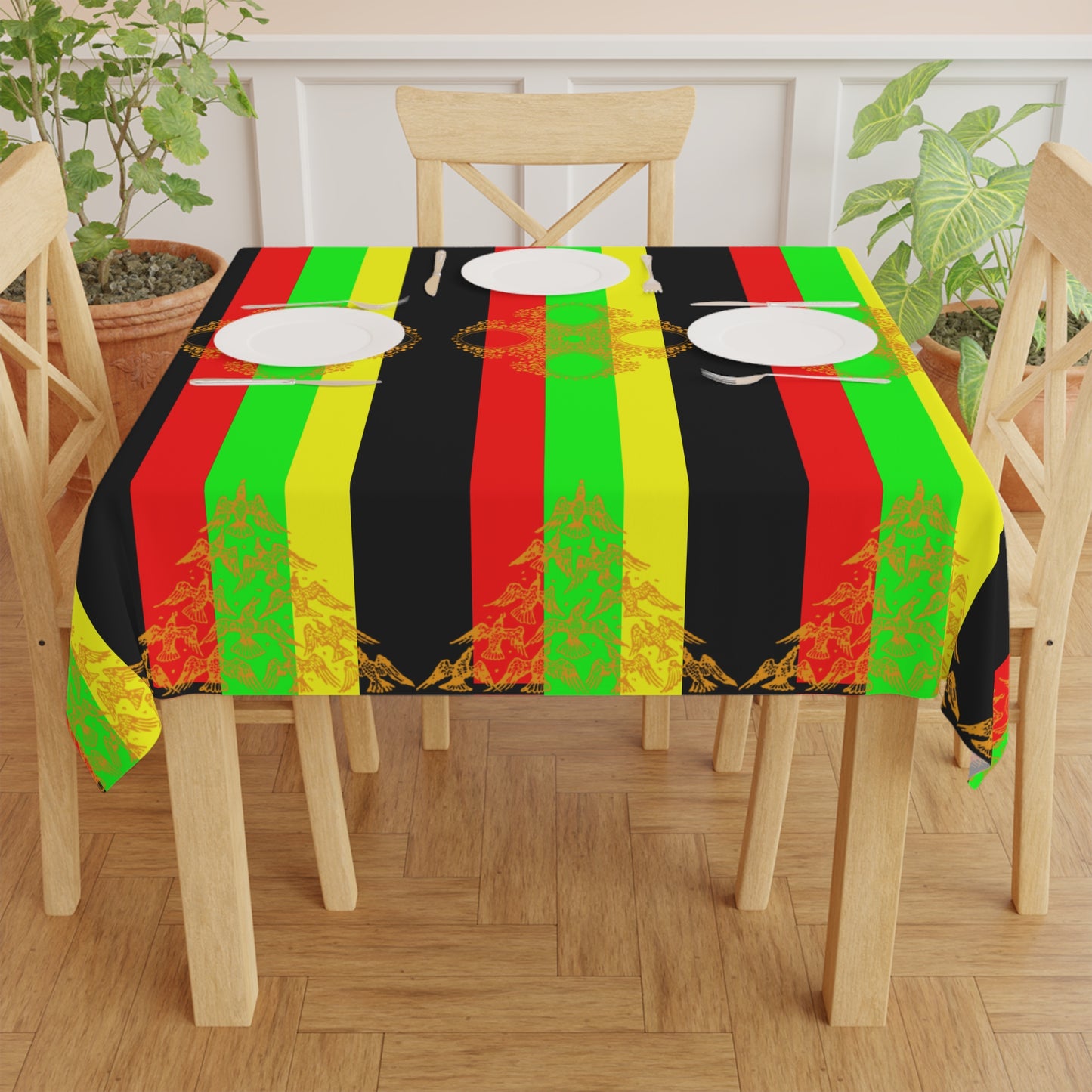 African Knight Tablecloth