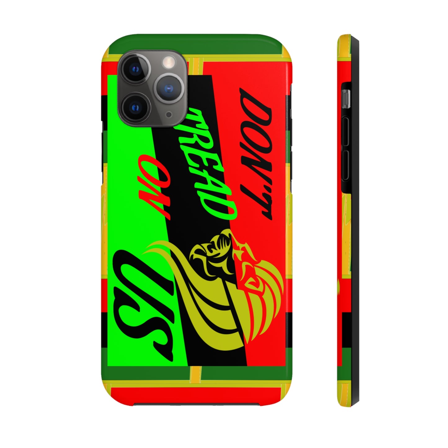 "Don't Tread On Us" African Diaspora Flag Tough Phone Cases, Case-Mate