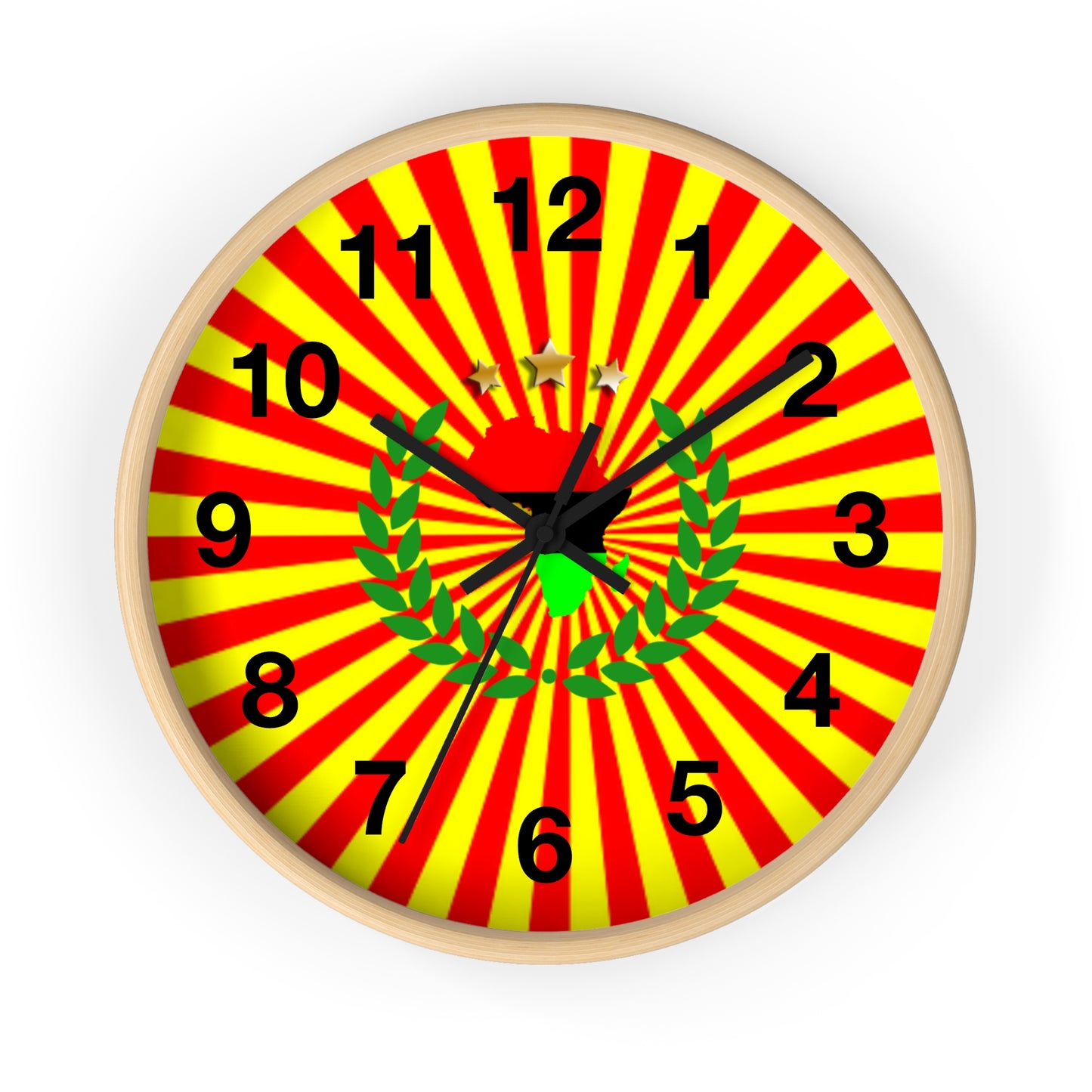 African Sun Ray's Wall clock