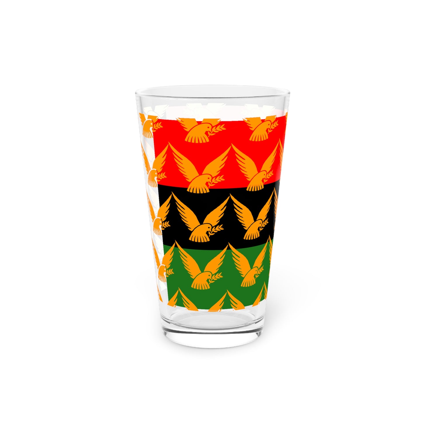 African Knight  Pint Glass, 16oz