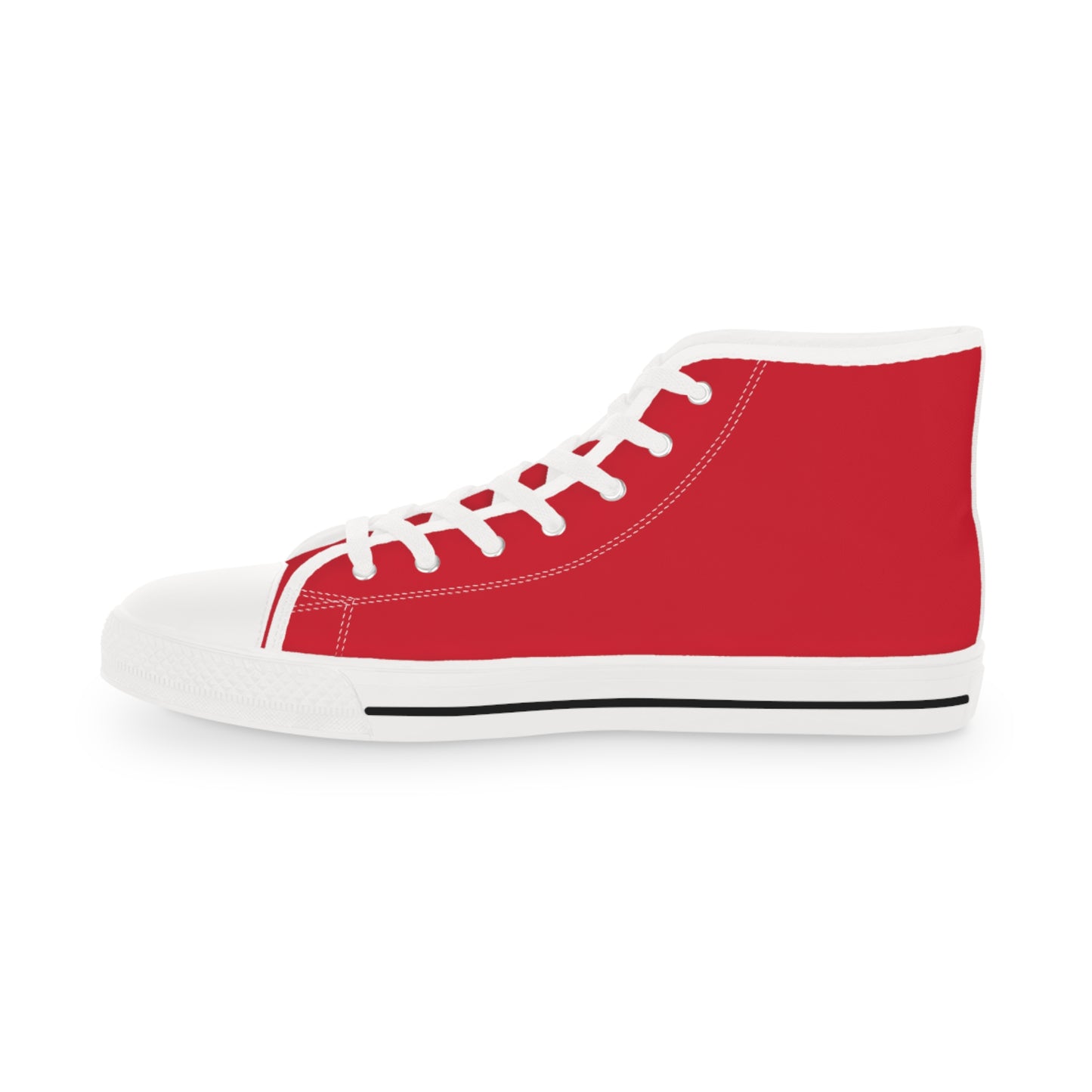 KING  SKULL On Red Men's High Top Sneakers