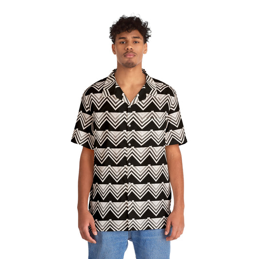 Black Accel    Men's Hawaiian Shirt